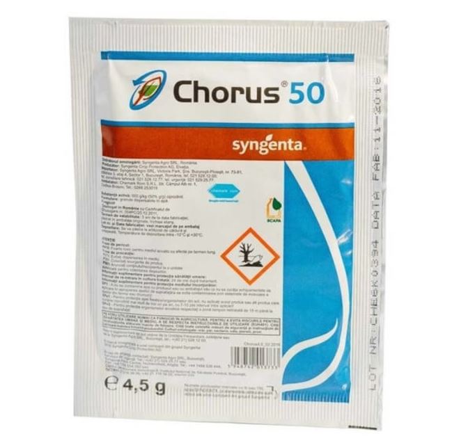 fungicid sistemic Chorus 50 WG