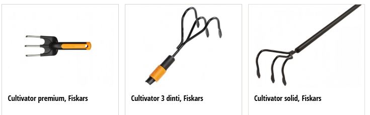 cultivator Fiskars pentru sol