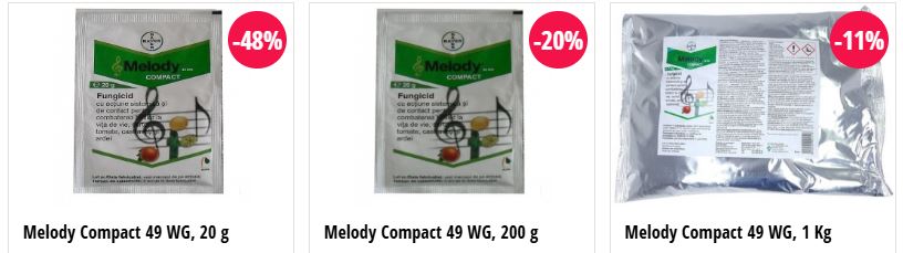 Fungicid Melody Compact patrunjel