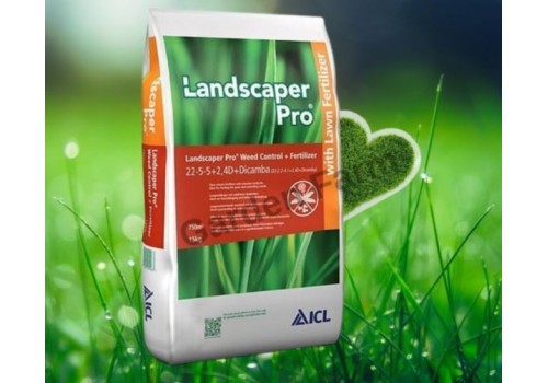 Ingrasamant gazon anti buruieni Landscaper Pro Weed & Feed Dicamba