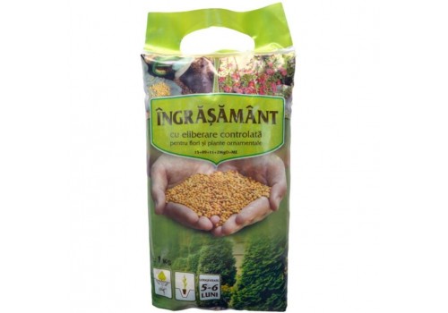 Ingrasamant profesional, 1kg, Osmocote-Plante Ornamentale 15-9-11-2.5Mg-ME