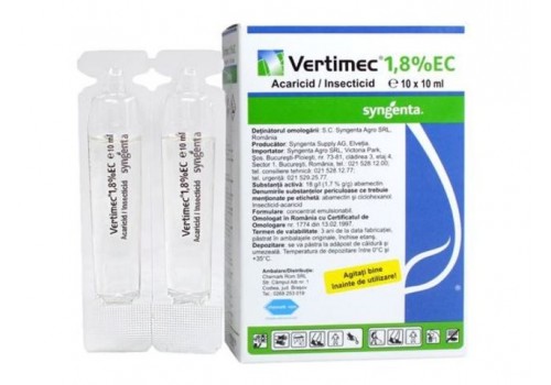 acaricid-insecticid vertimec 1.8 EC, 10 ml